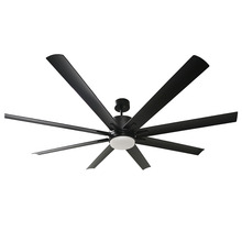  19731 - Metro Damp Patio Fan - MB Black ABS Blades